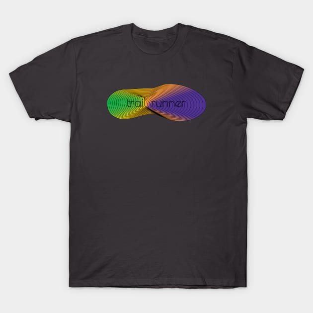 Trail Runner Shoe - Green/Purple/Orange T-Shirt by Nuft